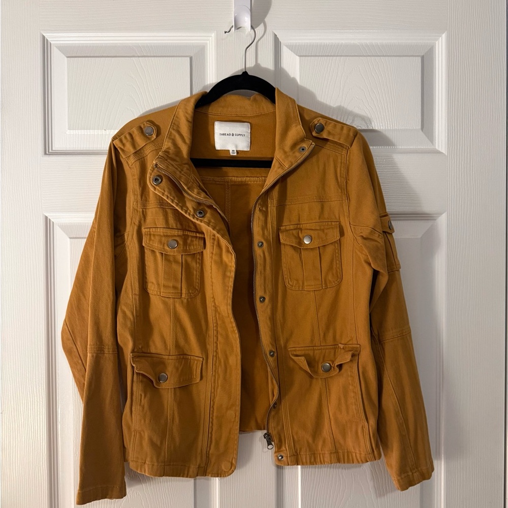 Thread & Supply Mustard Jacket